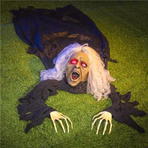 Zombie Halloween Decoration Outdoor Witch Groundbreaker Halloween - Picture 7 of 8